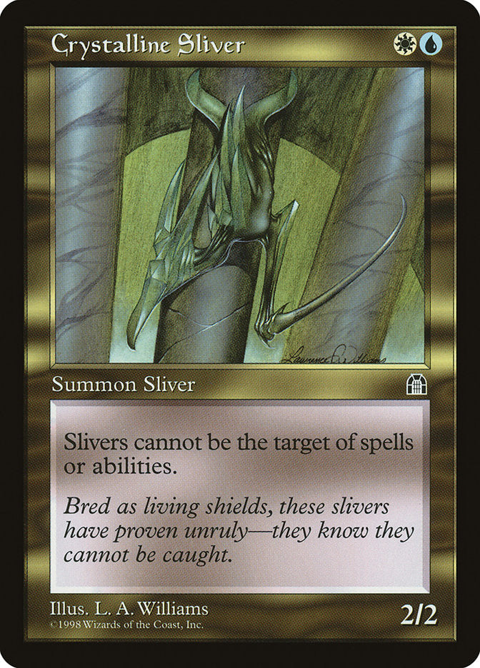 Crystalline Sliver [Stronghold] Magic: The Gathering