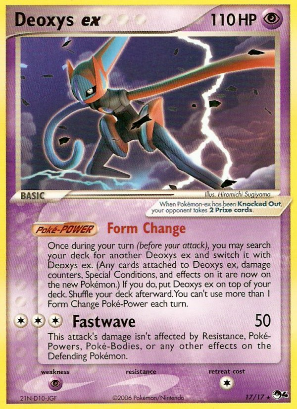 Deoxys ex (17/17) [POP Series 4] Pokémon