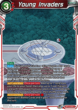 Young Invaders (Common) (BT13-028) [Supreme Rivalry] Dragon Ball Super