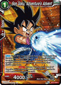 Son Goku, Adventure's Advent (BT17-008) [Ultimate Squad] Dragon Ball Super