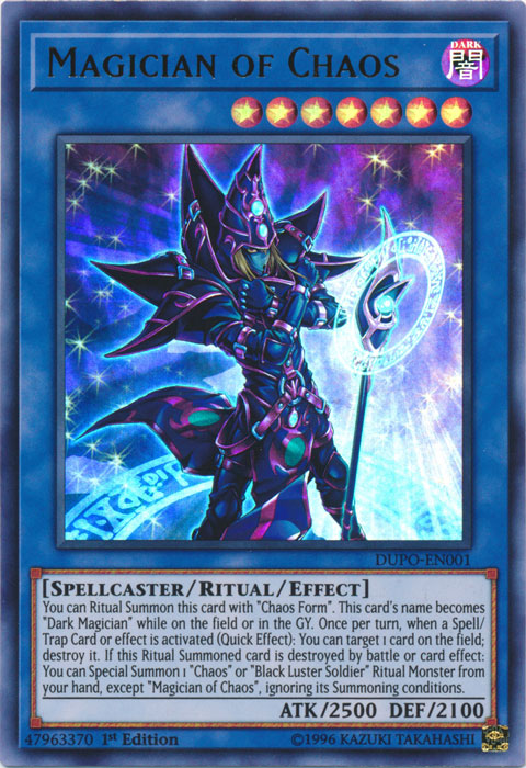 Magician of Chaos [DUPO-EN001] Ultra Rare Yu-Gi-Oh!