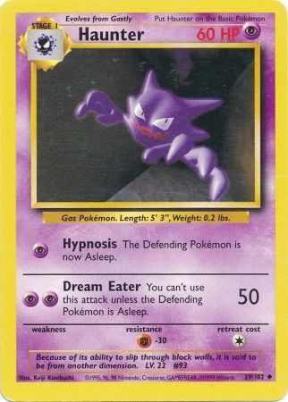 Haunter (29/102) [Base Set Unlimited] Pokémon