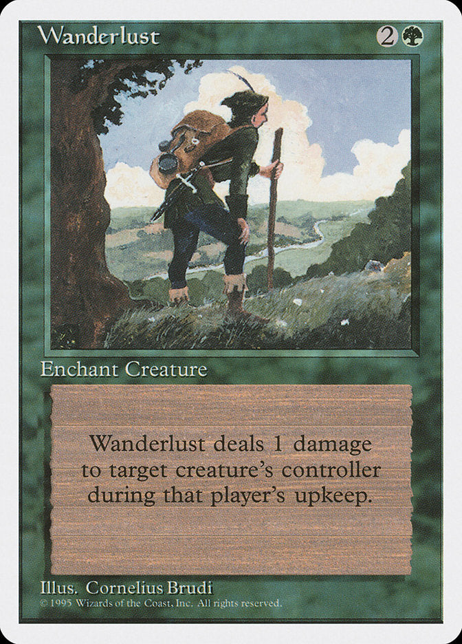 Wanderlust [Fourth Edition] Magic: The Gathering