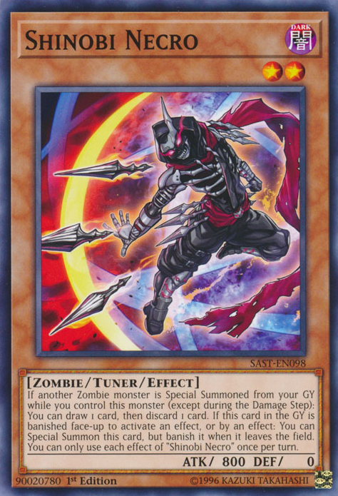 Shinobi Necro [SAST-EN098] Common Yu-Gi-Oh!