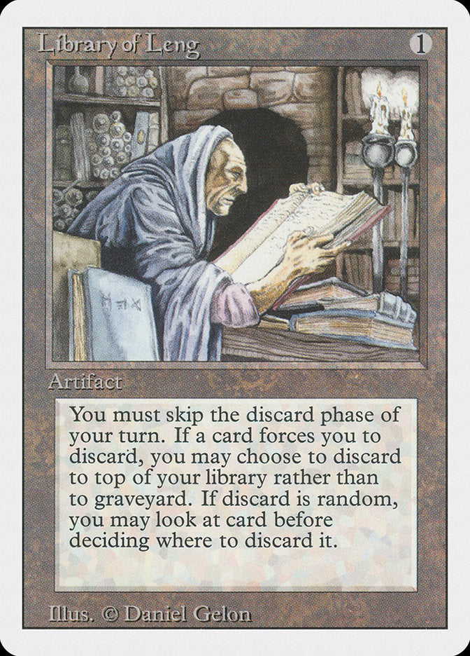 Library of Leng [Revised Edition] Magic: The Gathering