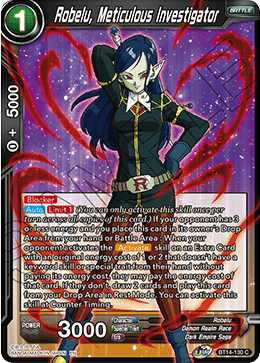 Robelu, Meticulous Investigator (BT14-130) [Cross Spirits] Dragon Ball Super