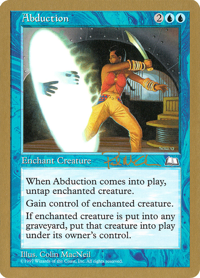 Abduction (Paul McCabe) [World Championship Decks 1997] Magic: The Gathering