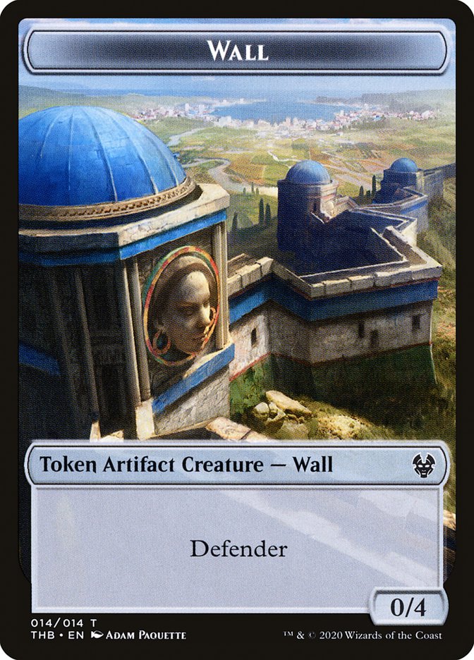 Wall Token [Theros Beyond Death Tokens] Magic: The Gathering