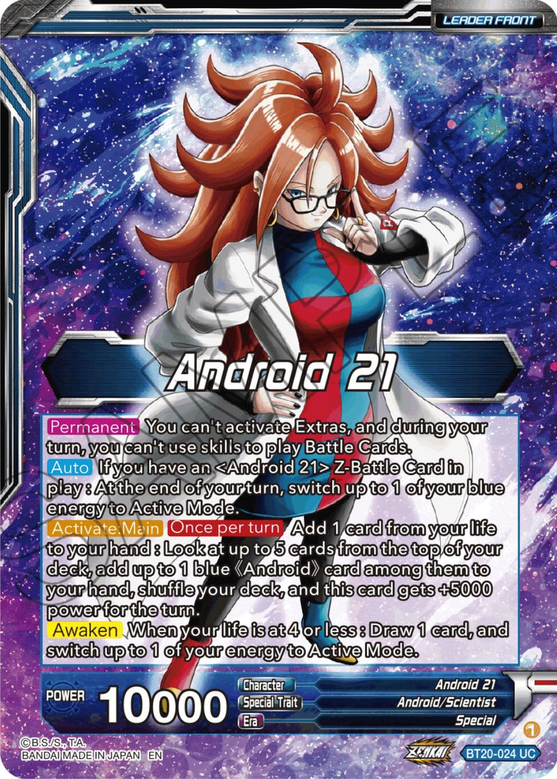 Android 21 // Android 21, the Nature of Evil (BT20-024) [Power Absorbed] Dragon Ball Super