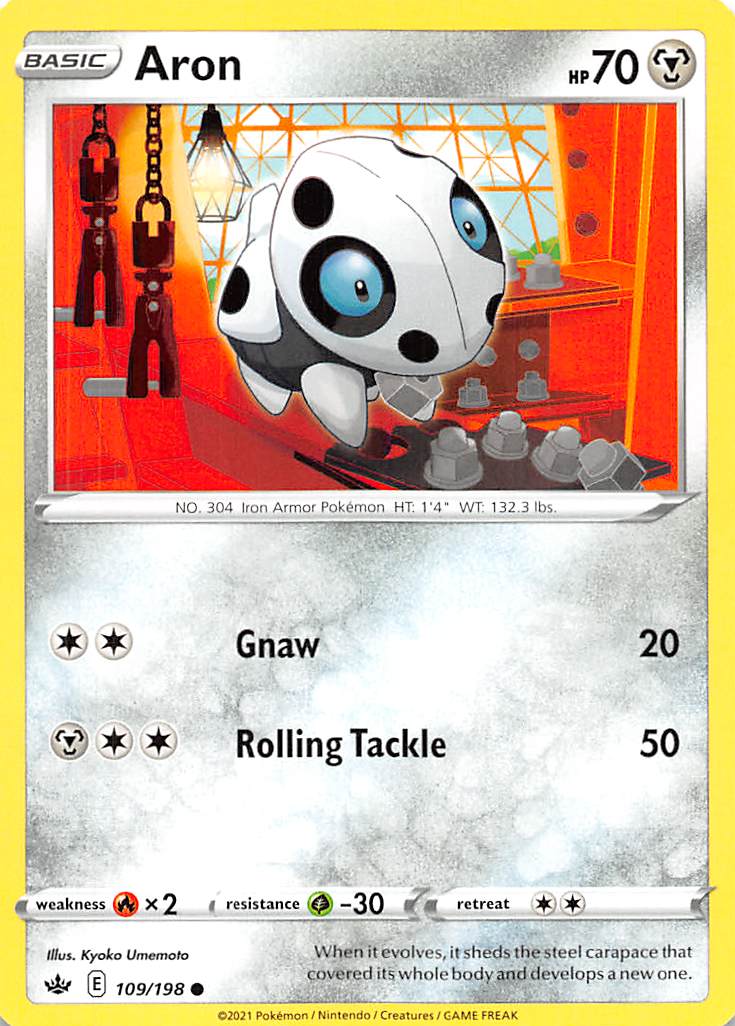 Aron (109/198) [Sword & Shield: Chilling Reign] Pokémon