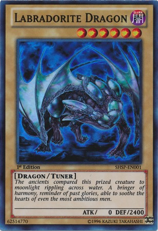 Labradorite Dragon [SHSP-EN001] Super Rare Yu-Gi-Oh!