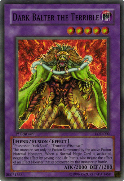 Dark Balter the Terrible [LOD-002] Super Rare Yu-Gi-Oh!