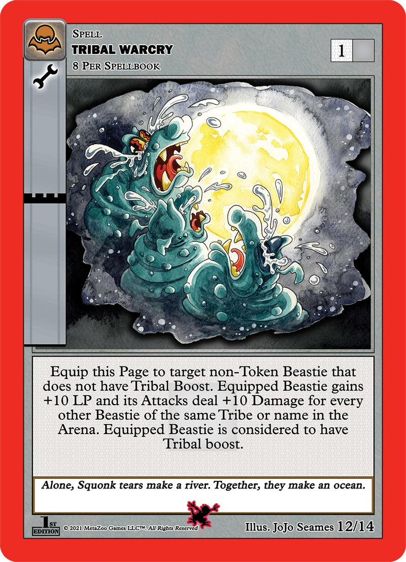 Tribal Warcry (Moca Vampire) [Cryptid Nation: Nightfall First Edition Release Event Deck] Metazoo