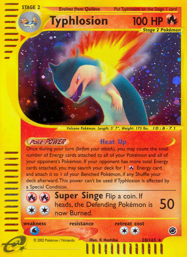 Typhlosion (28/165) [Expedition: Base Set] Pokémon