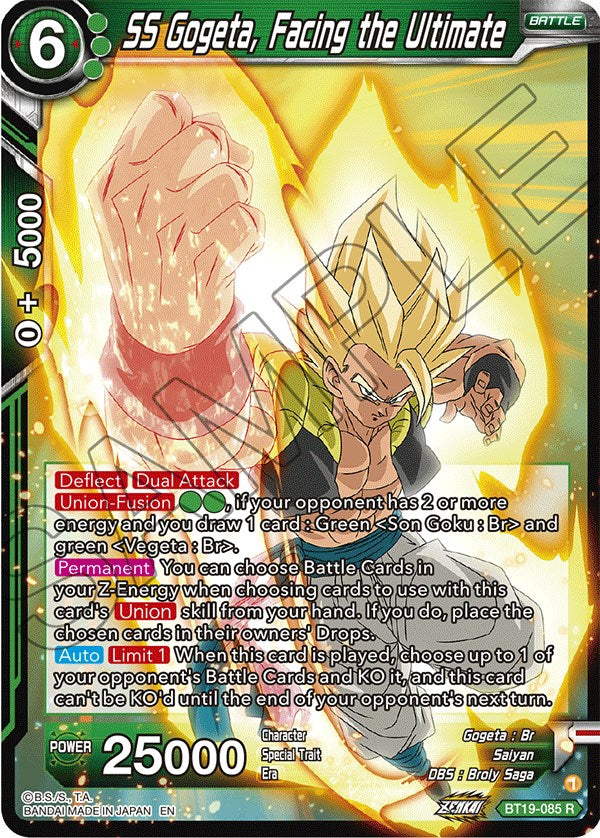 SS Gogeta, Facing the Ultimate (BT19-085) [Fighter's Ambition] Dragon Ball Super