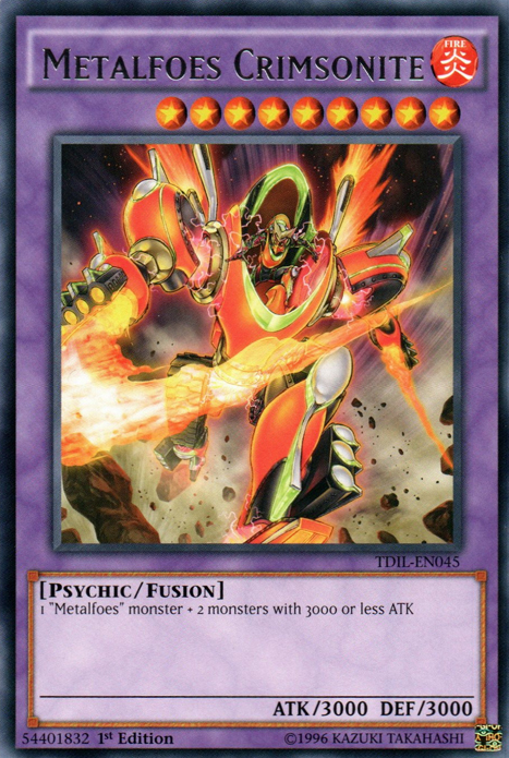 Metalfoes Crimsonite [TDIL-EN045] Rare Yu-Gi-Oh!