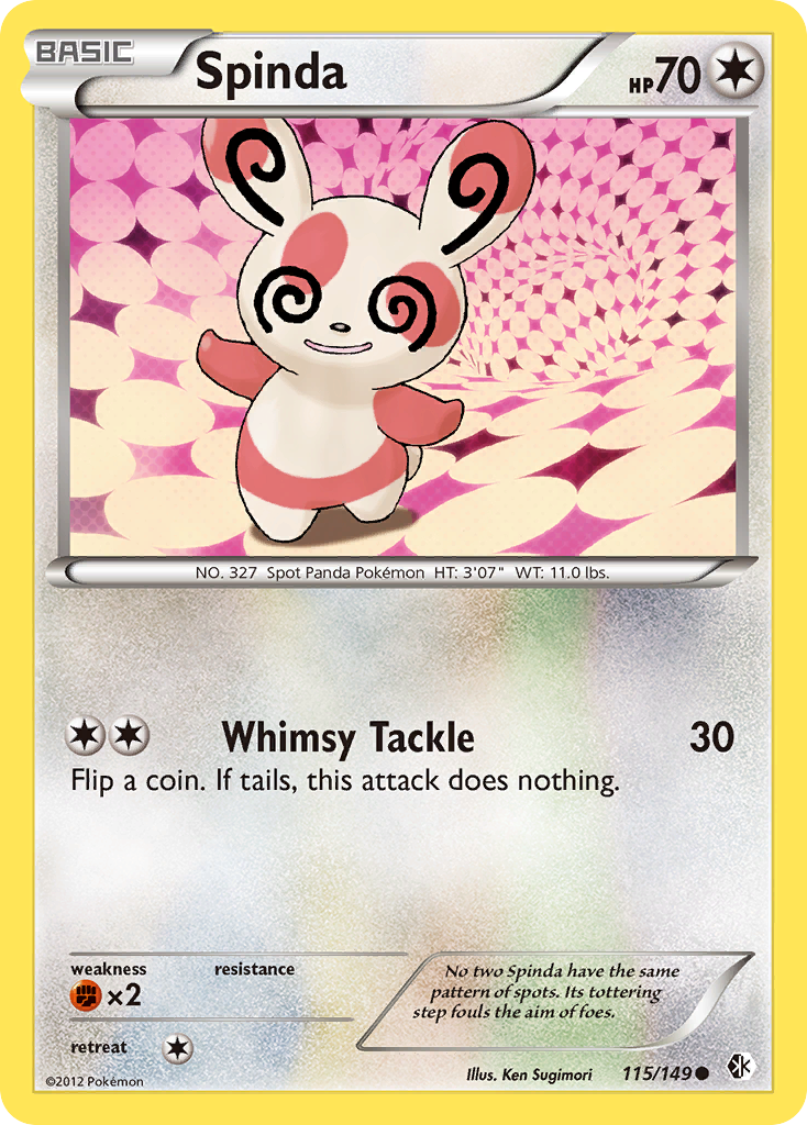 Spinda (115/149) [Black & White: Boundaries Crossed] Pokémon