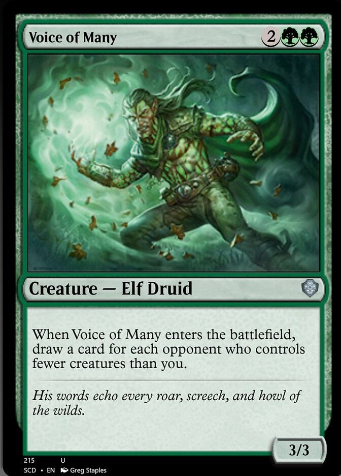 Voice of Many [Starter Commander Decks] Magic: The Gathering