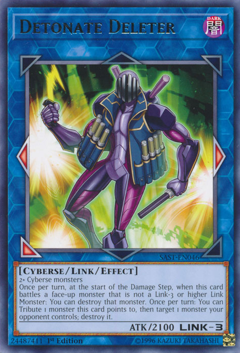 Detonate Deleter [SAST-EN046] Rare Yu-Gi-Oh!