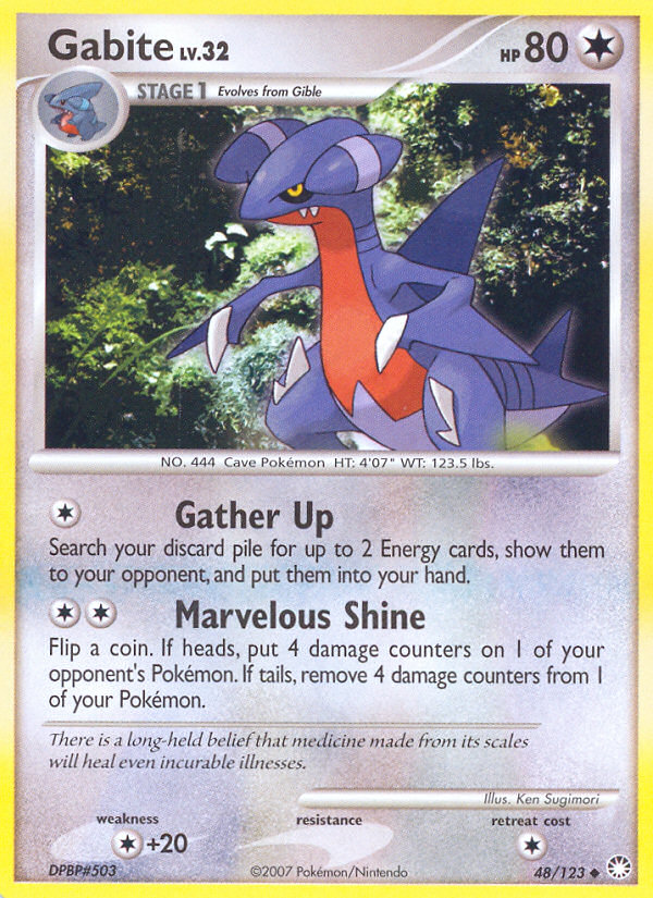 Gabite (48/123) [Diamond & Pearl: Mysterious Treasures] Pokémon