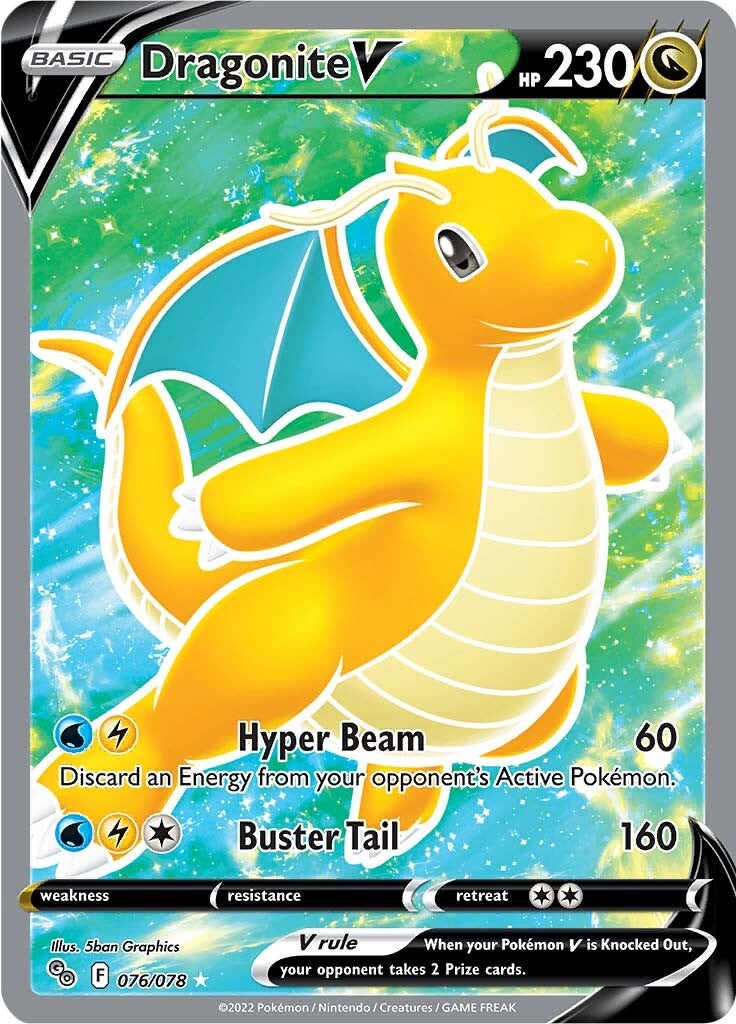 Dragonite V (076/078) [Pokémon GO] Pokémon