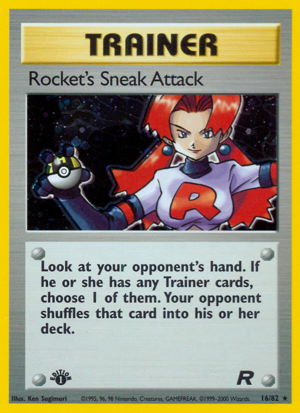 Rocket's Sneak Attack (16/82) [Team Rocket 1st Edition] Pokémon