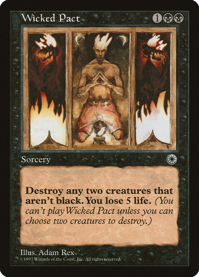 Wicked Pact [Portal] Magic: The Gathering