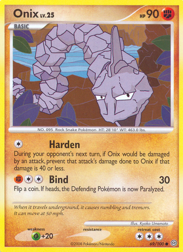 Onix (69/100) [Diamond & Pearl: Stormfront] Pokémon