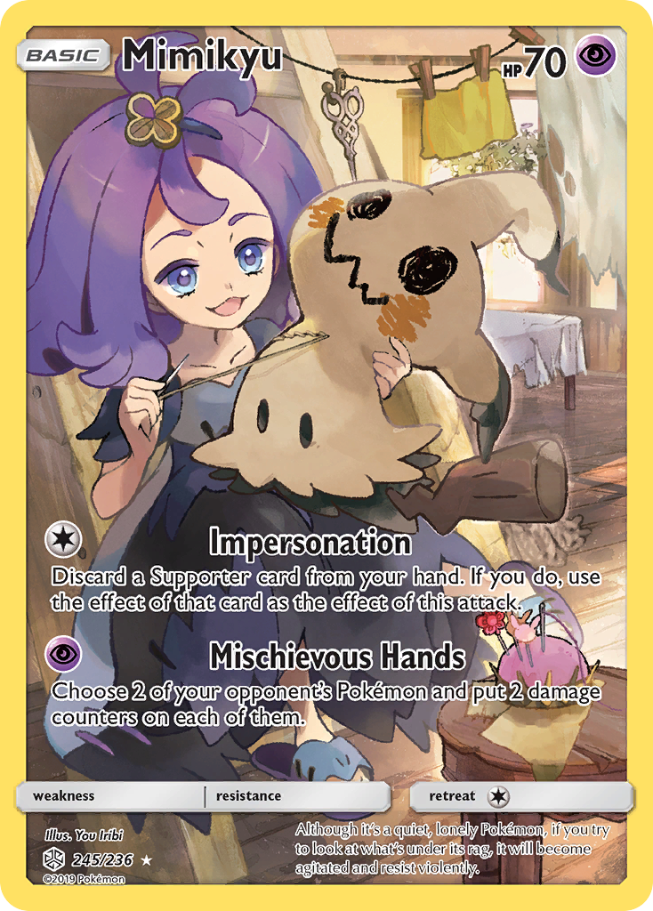 Mimikyu (245/236) [Sun & Moon: Cosmic Eclipse] Pokémon