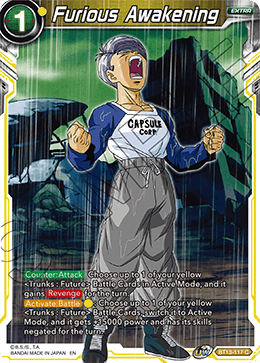 Furious Awakening (Common) (BT13-117) [Supreme Rivalry] Dragon Ball Super