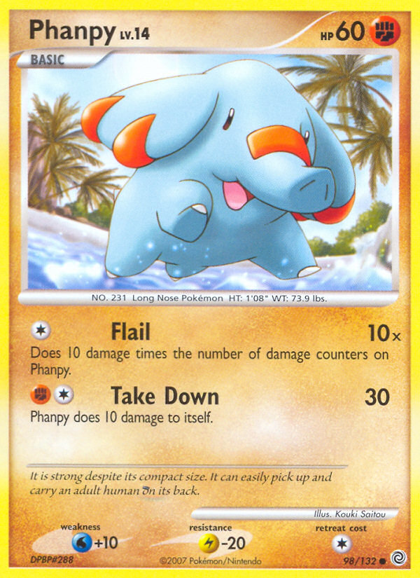 Phanpy (98/132) [Diamond & Pearl: Secret Wonders] Pokémon