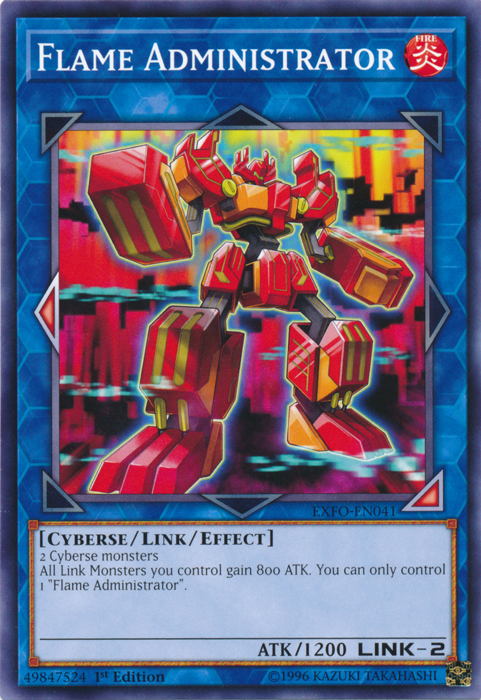 Flame Administrator [EXFO-EN041] Common Yu-Gi-Oh!