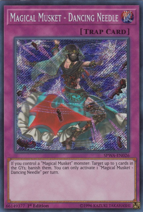 Magical Musket - Dancing Needle [SPWA-EN026] Secret Rare Yu-Gi-Oh!