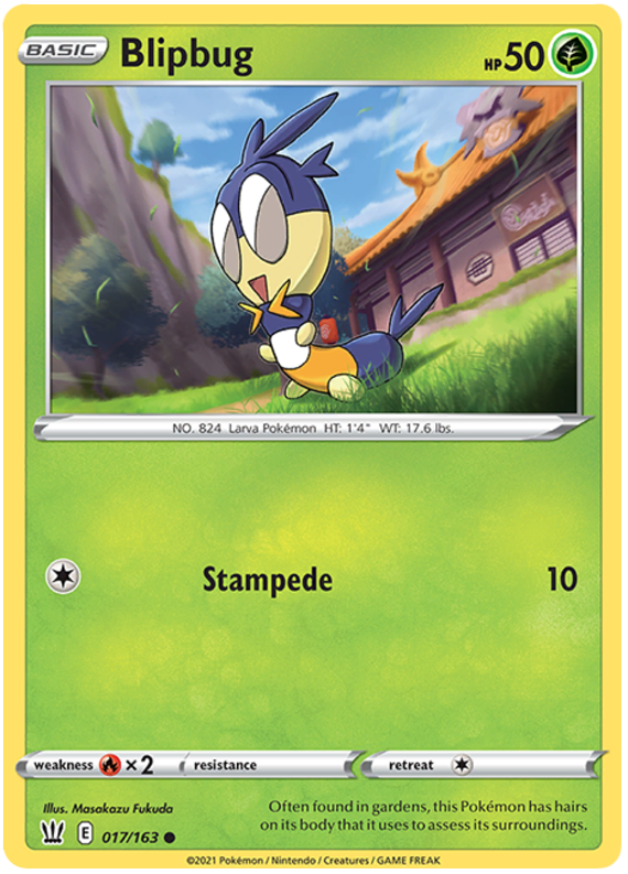 Blipbug (017/163) [Sword & Shield: Battle Styles] Pokémon