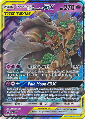 Trevenant & Dusknoir GX (SM217) (Jumbo Card) [Sun & Moon: Black Star Promos] Pokémon
