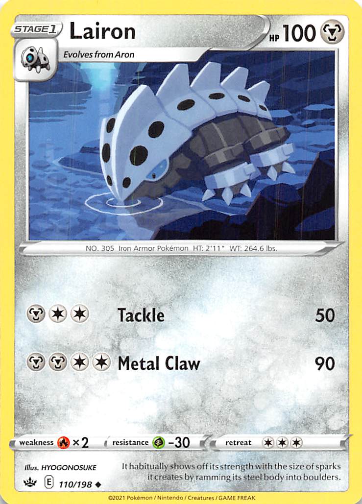 Lairon (110/198) [Sword & Shield: Chilling Reign] Pokémon