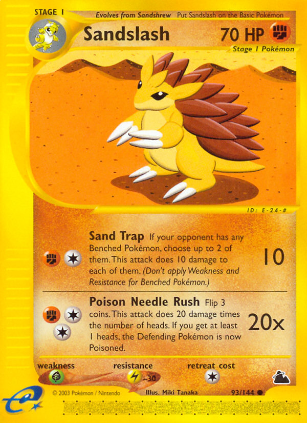 Sandslash (93/144) [Skyridge] Pokémon