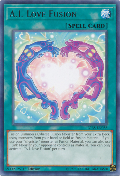 A.I. Love Fusion [IGAS-EN053] Rare Yu-Gi-Oh!