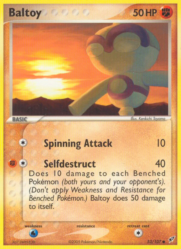 Baltoy (53/107) [EX: Deoxys] Pokémon