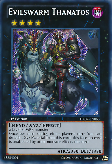 Evilswarm Thanatos [HA07-EN063] Secret Rare Yu-Gi-Oh!
