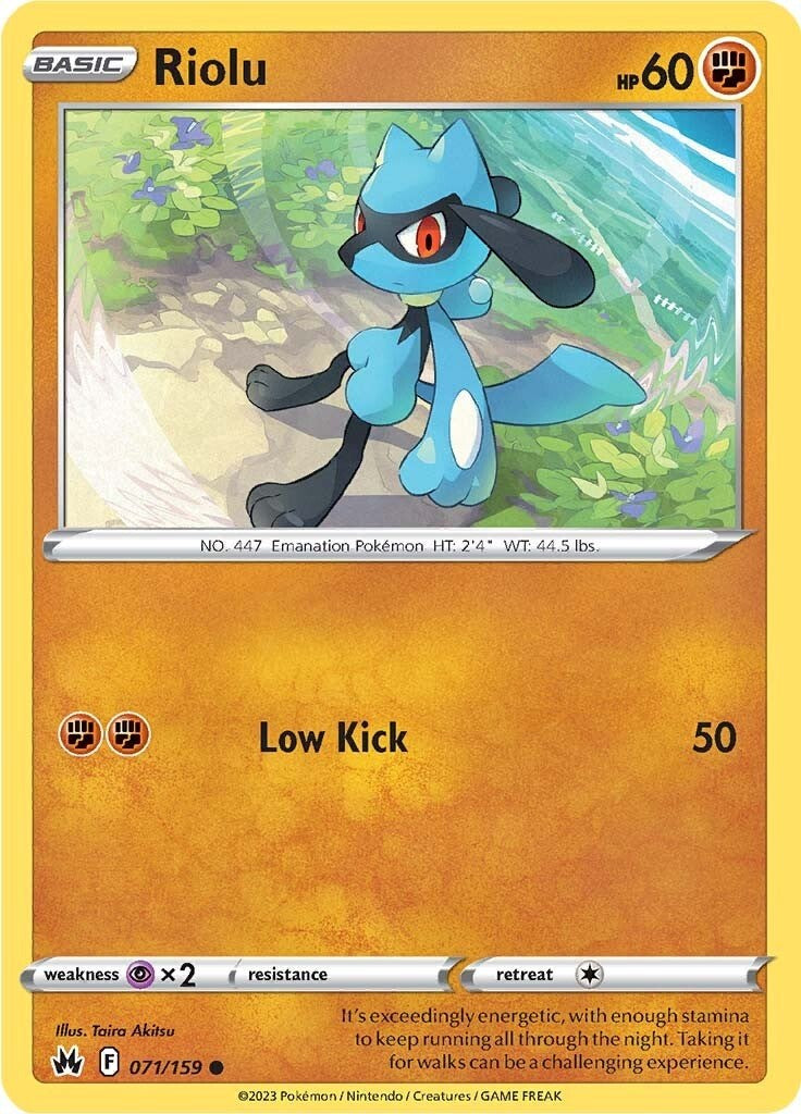 Riolu (071/159) [Sword & Shield: Crown Zenith] Pokémon