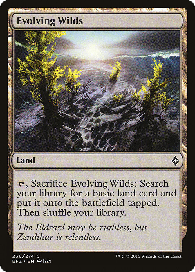 Evolving Wilds [Battle for Zendikar] Magic: The Gathering