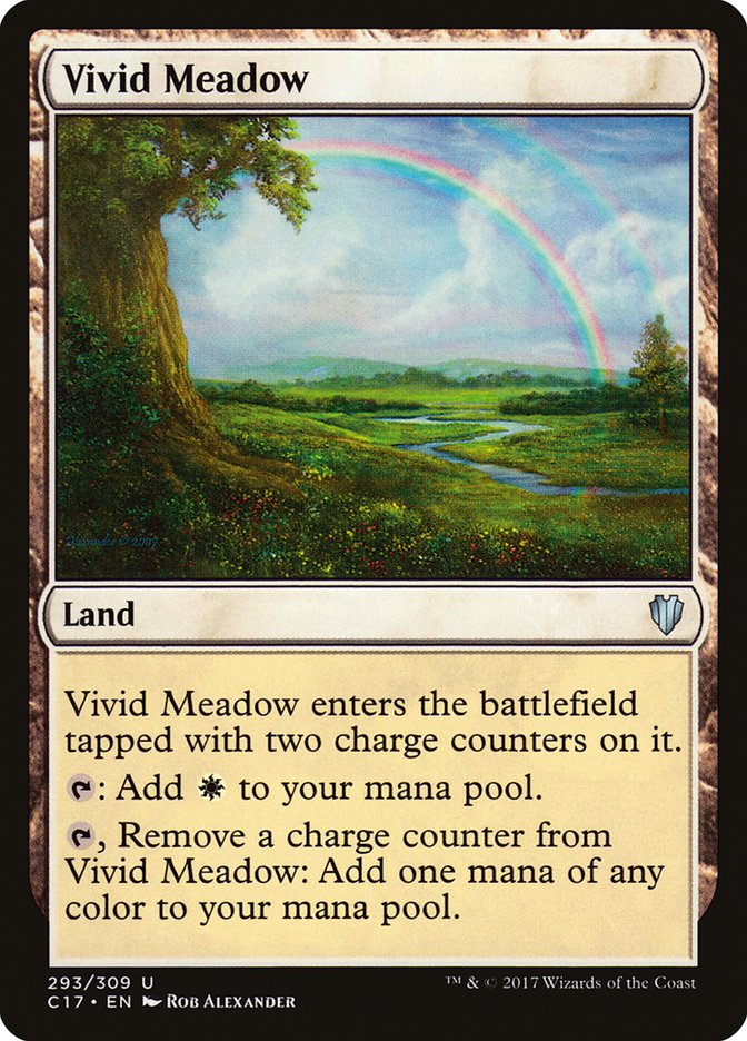 Vivid Meadow [Commander 2017] Magic: The Gathering