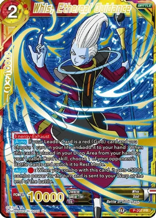Whis, Ethereal Guidance (Gold Stamped) (P-207) [Mythic Booster] Dragon Ball Super
