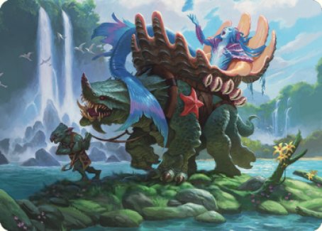 Vodalian Mindsinger Art Card [Dominaria United Art Series] Magic: The Gathering