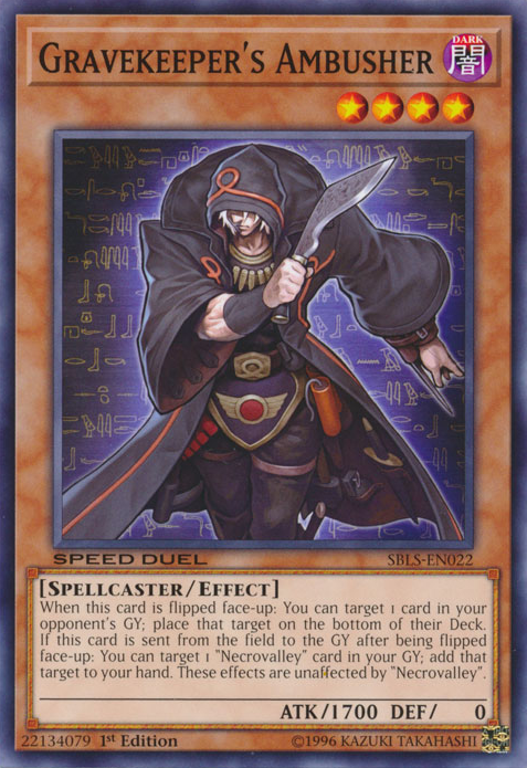 Gravekeeper's Ambusher [SBLS-EN022] Common Yu-Gi-Oh!