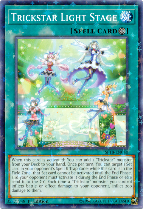 Trickstar Light Stage [SP18-EN040] Starfoil Rare Yu-Gi-Oh!