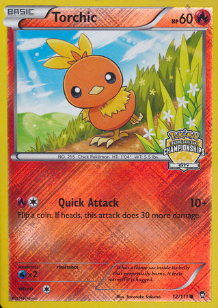 Torchic (12/111) (City Championship Promo) [XY: Furious Fists] Pokémon