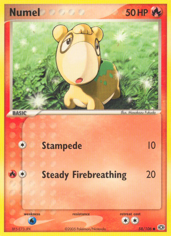 Numel (58/106) [EX: Emerald] Pokémon