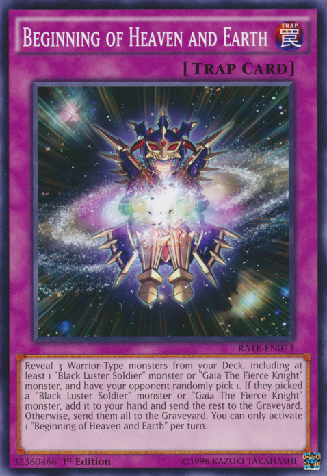 Beginning of Heaven and Earth [RATE-EN073] Common Yu-Gi-Oh!